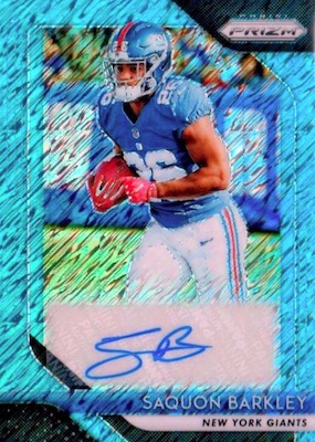 2018 Panini Prizm Football Saquon Barkley Card – 2018 Panini Prizm Football Hobby