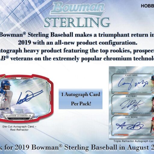 2019 Bowman Sterling Baseball Hobby Box