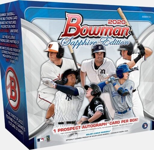 2020 Bowman Sapphire Baseball Hobby Box