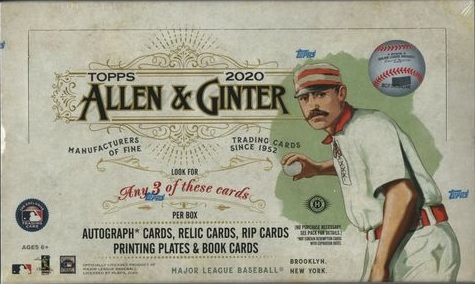 2020 Topps Allen & Ginter Baseball Hobby Box