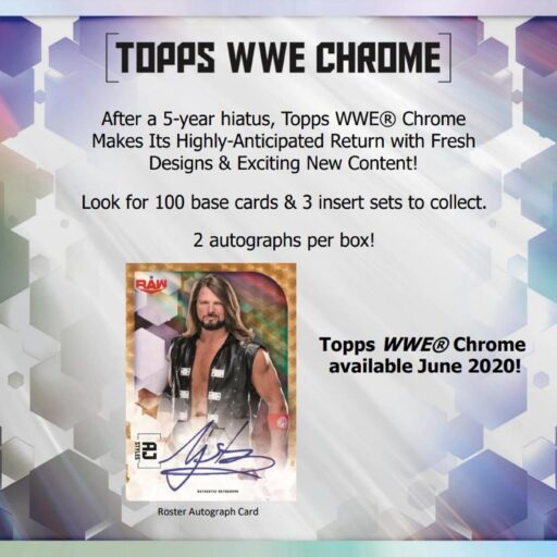 2020 Topps Chrome WWE Hobby Box