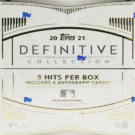 2021 Topps Definitive Baseball Hobby Box