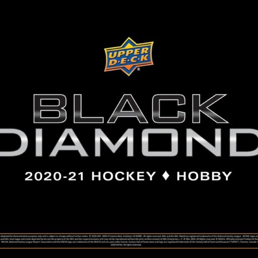 2020-21 Upper Deck Black Diamond Hockey Hobby Box