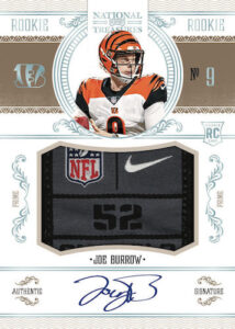 Joe-Burrow-RC-RPA-1 - 2020 Panini National Treasures Football