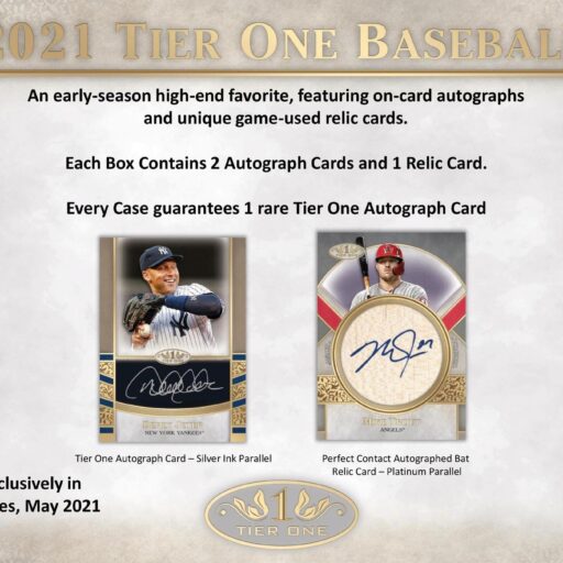 2021 Topps Tier One Baseball Hobby Box