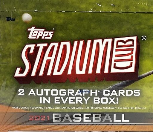 2021 Topps Stadium Club Baseball Hobby Box