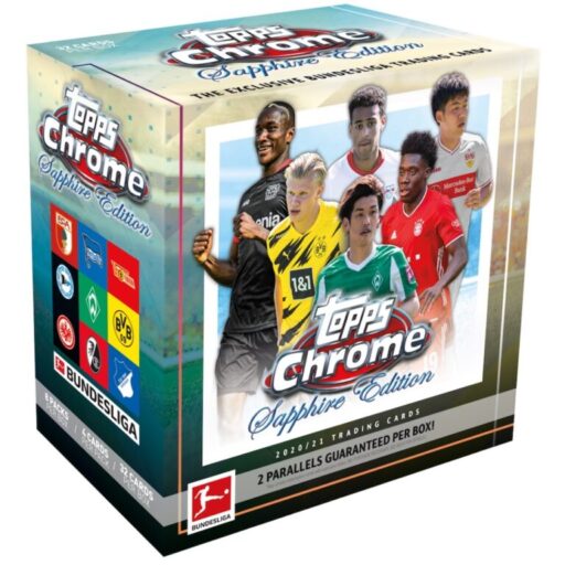 2020-21 Topps Chrome Bundesliga Sapphire Soccer Hobby Box