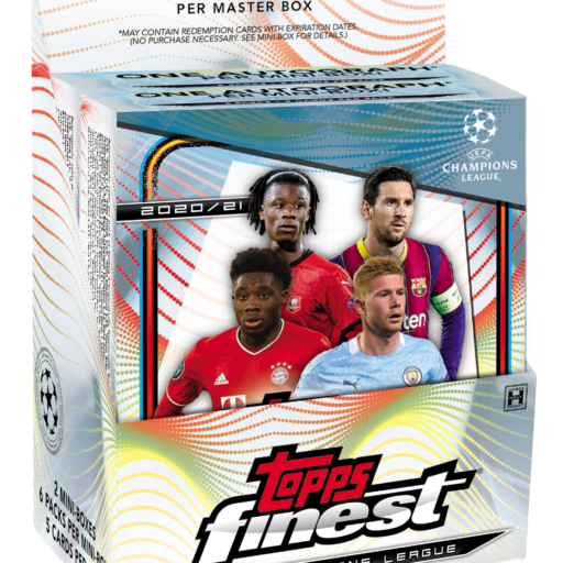 2020-21 Topps UEFA Champions League Finest Soccer Hobby Box