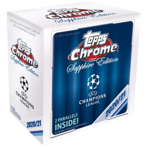 2020-21 Topps UEFA Champions League Chrome Sapphire Soccer Hobby Box
