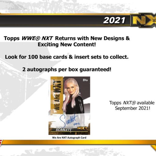 2021 Topps NXT WWE Wrestling Hobby Box