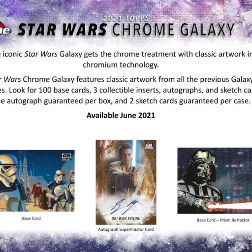 2021 Topps Star Wars Chrome Galaxy Hobby Box