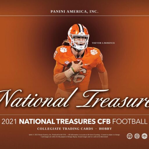 2021 Panini National Treasures Collegiate Football Hobby Box
