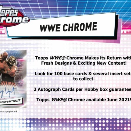 2021 Topps Chrome WWE Hobby Box