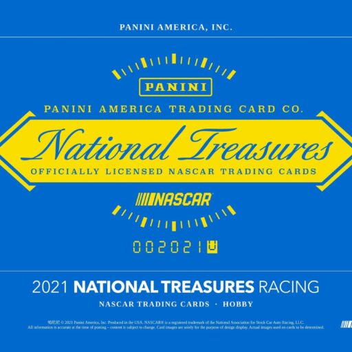 2021 Panini National Treasures Racing Hobby Box