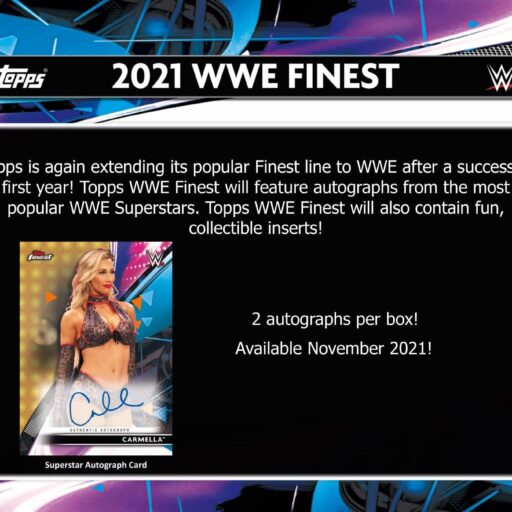 2021 Topps Finest WWE Hobby Box