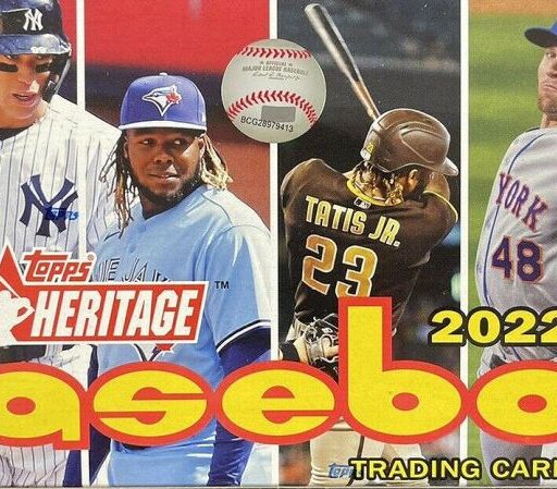 2022 Topps Heritage Baseball Hobby Box