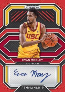 College Penmanship Red, Evan Mobley