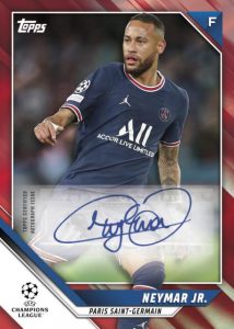 Autograph Card Red Parallel, Neymar Jr