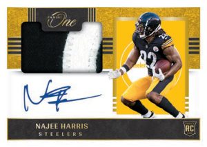 PREMIUM ROOKIE PATCH AUTOGRAPH GOLD, Najee Harris