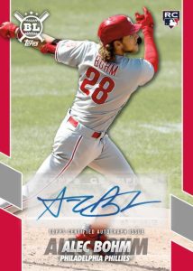 Opening Act Autograph Card, Alec Bohm