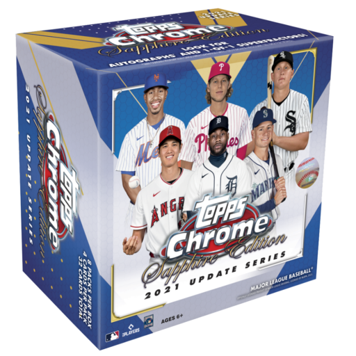 2021 Topps Chrome Update Sapphire Baseball Hobby Box