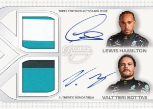 Constructor Team Dual Relic Autograph, Lewis Hamilton and Valtteri Bottas