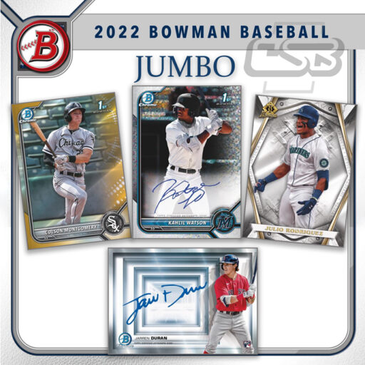 2022 Bowman Baseball Jumbo Box