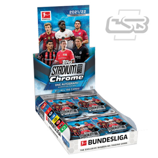 2022 Topps Stadium Club Chrome Bundesliga Soccer Hobby Box