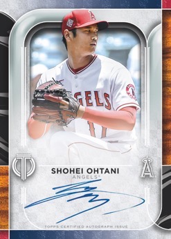 Autograph Card, Shohei Ohtani
