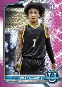 Base Card - Fuscia Mini-Diamond Refractor, Mikey Williams