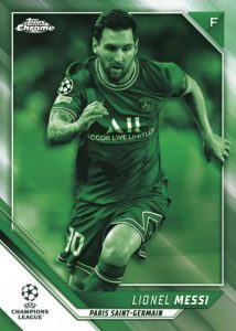 Base Card, Night Vision Refractor Parallel, Lionel Messi