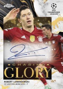 Chasing Glory Autograph Card, Robert Lewandowski