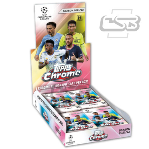 2021-22 Topps UEFA Champions League Chrome Soccer Hobby Box