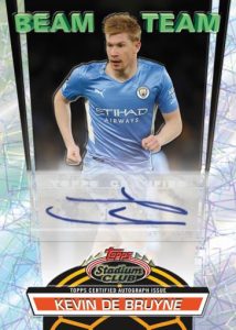 1992 Beam Team Autograph Card, Kevin De Bruyne