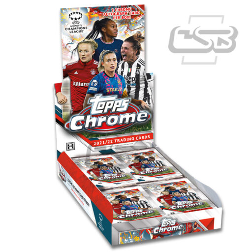 2021-22 Topps UEFA Women's Champions League Chrome Soccer Hobby Box