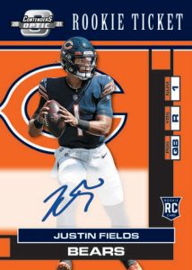 2001 CONTENDERS THROWBACK ROOKIE AUTOGRAPHS, Justin Fields