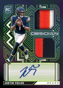 ROOKIE JERSEY INK ELECTRIC ETCH GREEN, Justin Fields