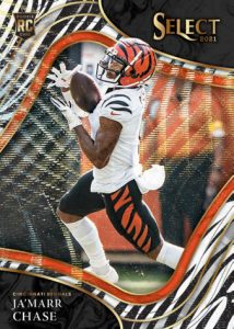 Football, BASE FIELD LEVEL ZEBRA PRIZM, Ja'Marr Chase