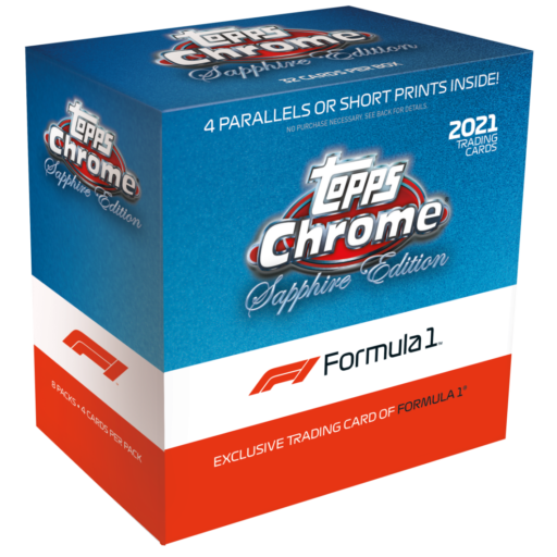 2021 Topps Chrome Formula 1 Sapphire Edition Racing Hobby Box