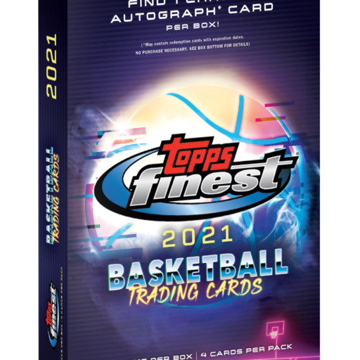2021 Topps Finest Basketball Hobby Box