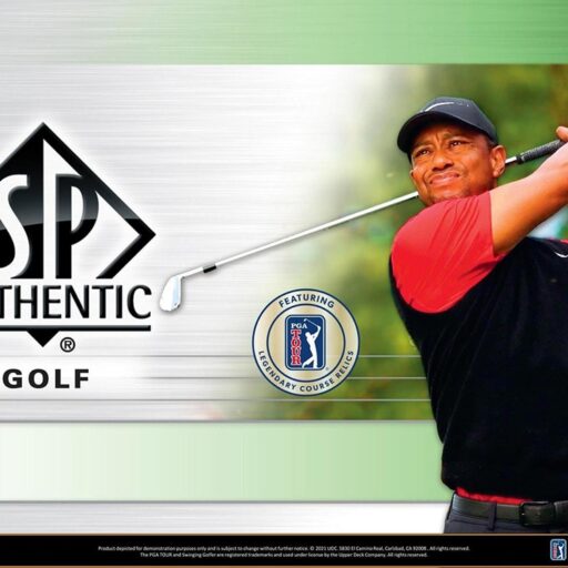 2021 Upper Deck SP Authentic Golf Hobby Box