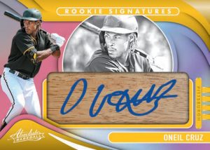 ROOKIE WOOD SIGNATURES, O'Neil Cruz