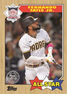 1987 Topps All Star Baseball Insert, Fernando Tatis Jr