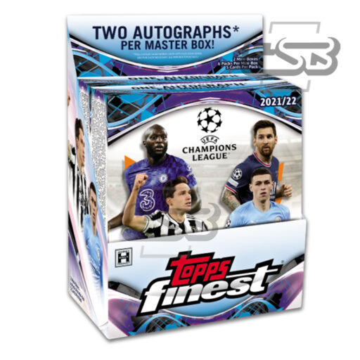 2021-22 Topps Finest UEFA Champions League Soccer Hobby Box