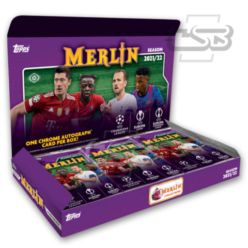 2021-22 Topps UEFA Champions League Merlin Soccer Hobby Box