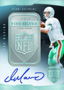 NFL SHIELD AUTOGRAPHS SILVER BAR, Dan Marino