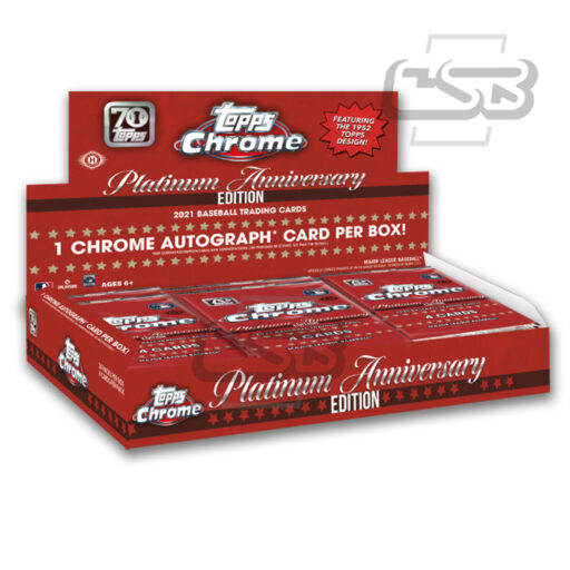 2021 Topps Chrome Platinum Anniversary Baseball Hobby Box