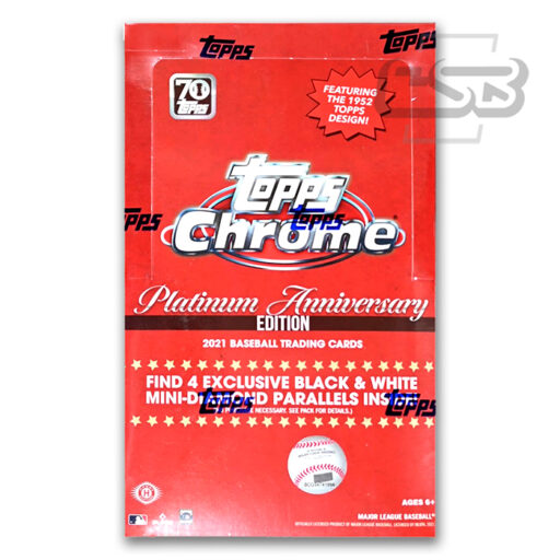 2021 Topps Chrome Platinum Anniversary Baseball Lite Box
