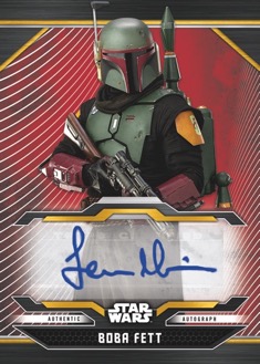 Autograph Autograph Card – Black Parallel Card – Red Parallel, Boba Fett