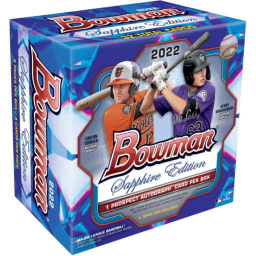 2022 Bowman Sapphire Edition Baseball Hobby Box